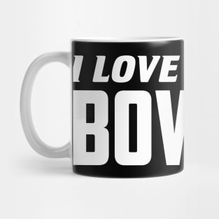 I Love a bowler Mug